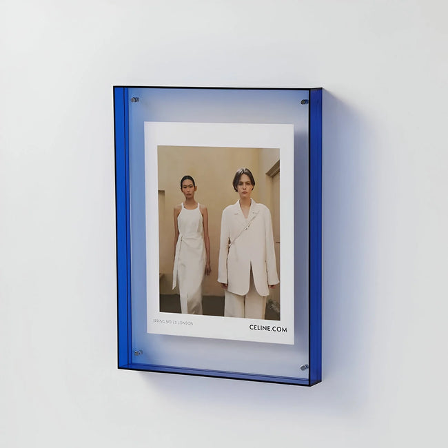 Acrylic Picture Frame with Sleek Modern Design and Transparent Display