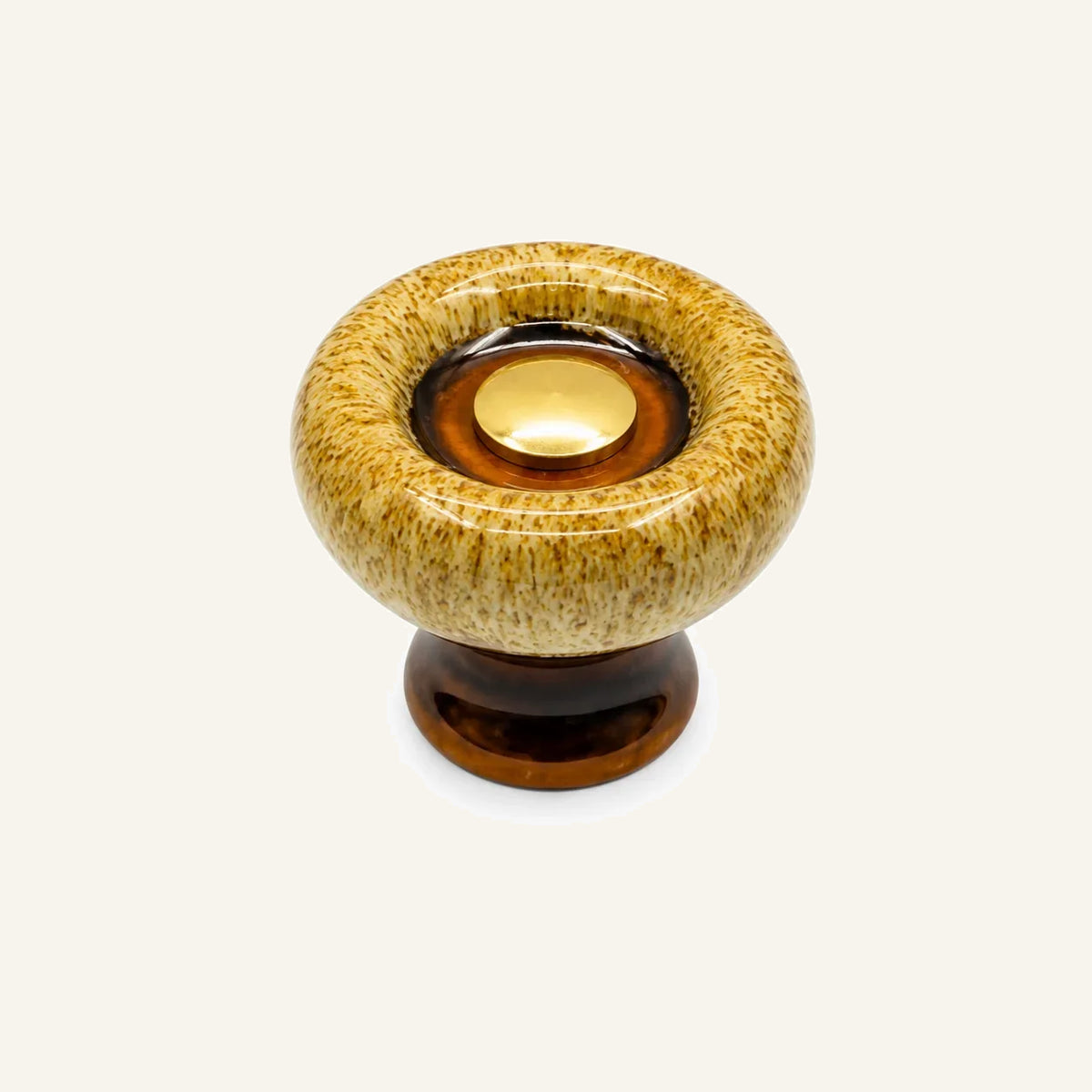 Ceramic Cabinet Knob with Smooth Finish and Comfortable Grip 0