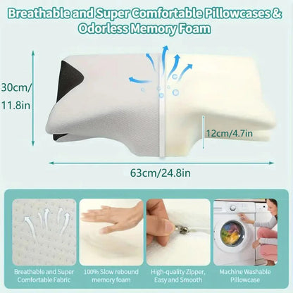 Comfort Collection | Neck Support Pillow with Cervical Design | Ideal for Alleviating Neck Pain 4