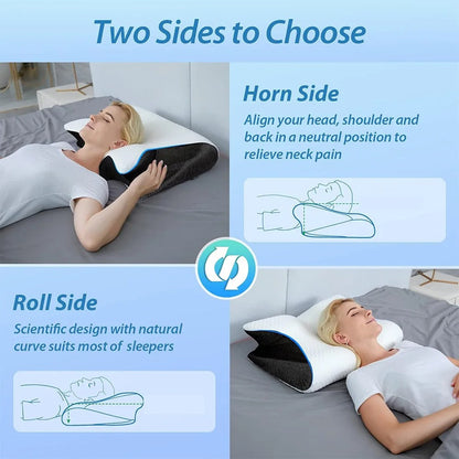 Comfort Collection | Neck Support Pillow with Cervical Design | Ideal for Alleviating Neck Pain 5