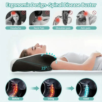 Comfort Collection | Neck Support Pillow with Cervical Design | Ideal for Alleviating Neck Pain 6