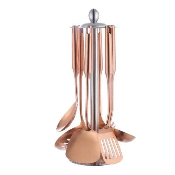 Cooking Utensils Set with Vibrant Finish and Ergonomic Design 10