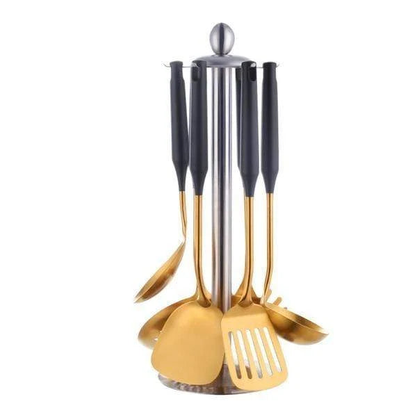 Cooking Utensils Set with Vibrant Finish and Ergonomic Design 11