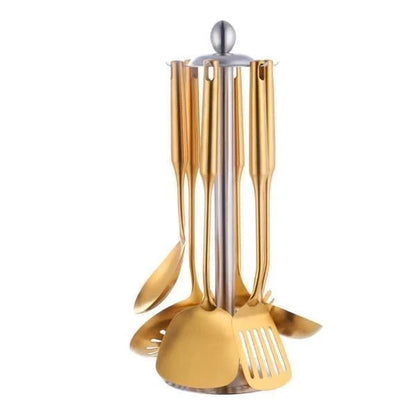 Cooking Utensils Set with Vibrant Finish and Ergonomic Design 12