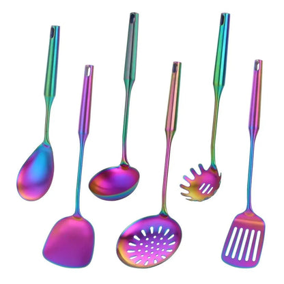 Cooking Utensils Set with Vibrant Finish and Ergonomic Design 7