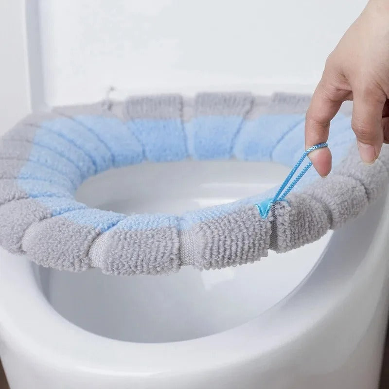 Cozy Comfort | Plush Toilet Seat Cover with Easy Installation | Warmth for Cold Bathrooms 2