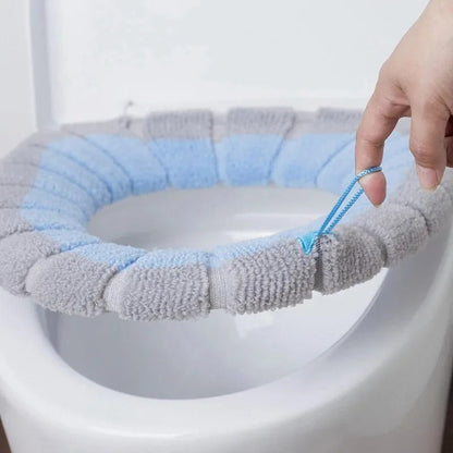 Cozy Comfort | Plush Toilet Seat Cover with Easy Installation | Warmth for Cold Bathrooms 2