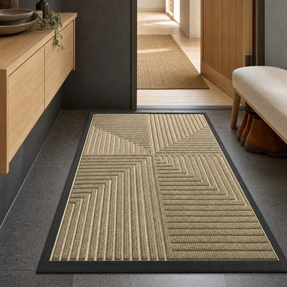 Doormat with Anti-Slip Design and Striped Surface 6