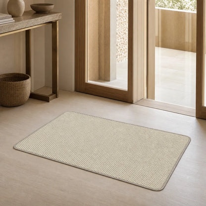 Faux Jute Doormat with Weatherproof Design for Front Door or Outdoor Use 2