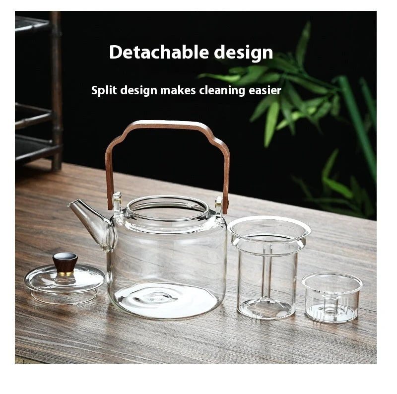 Glass Teapot with Infuser - Durable and Elegant Design 3