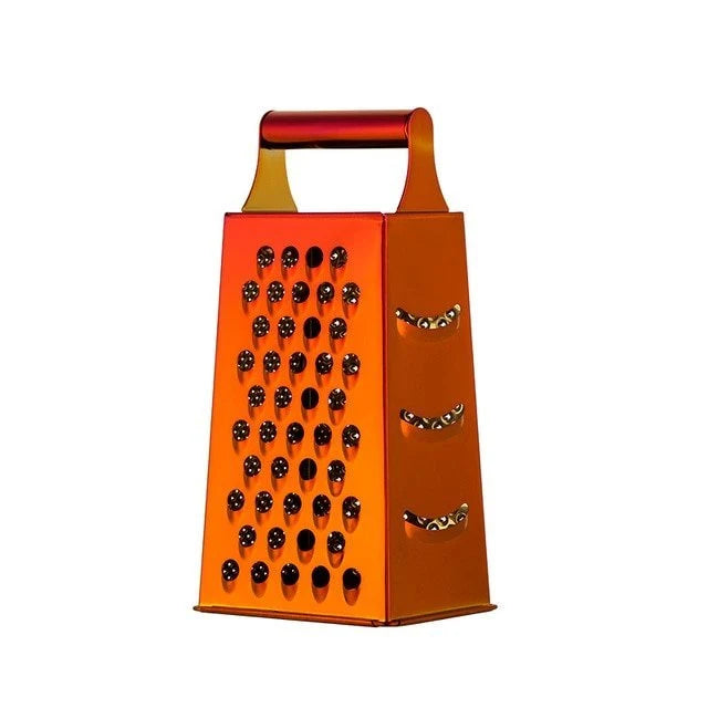 Hand Grater with Retro Design and Glossy Finish - Stainless Steel Cheese Grater for Everyday Use 3