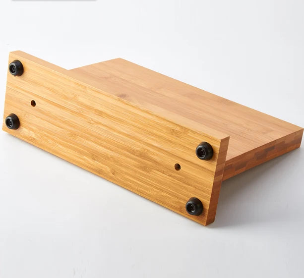 Magnetic Knife Block with Bamboo Design for Secure and Visible Kitchen Storage 3