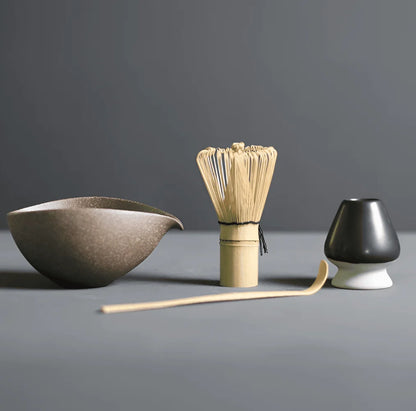 Matcha Set with Ceramic Bowl and Bamboo Whisk 6