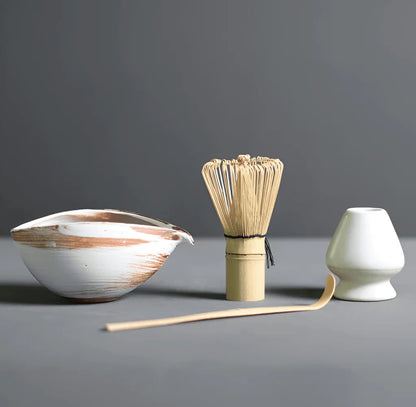 Matcha Set with Ceramic Bowl and Bamboo Whisk 8