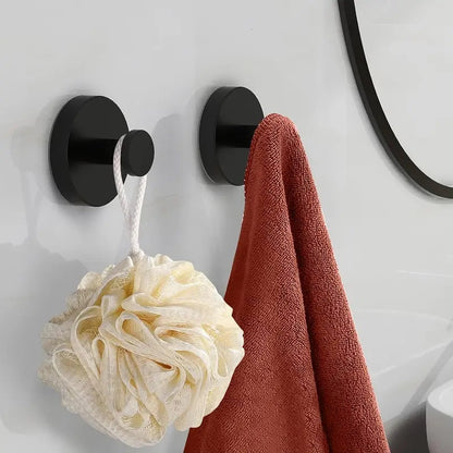 No-Drill Wall Hooks | Premium Stainless Steel Design for Easy Installation | Versatile Storage Solution for Home and Outdoors 1