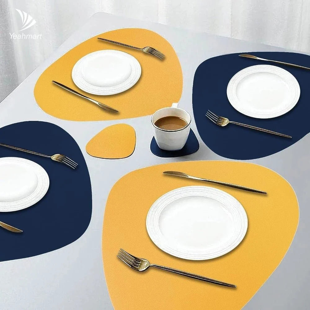 Placemats Set with Dual-Sided Design and Easy Care 1