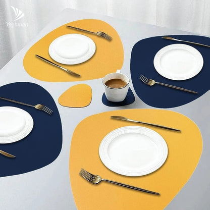 Placemats Set with Dual-Sided Design and Easy Care 1