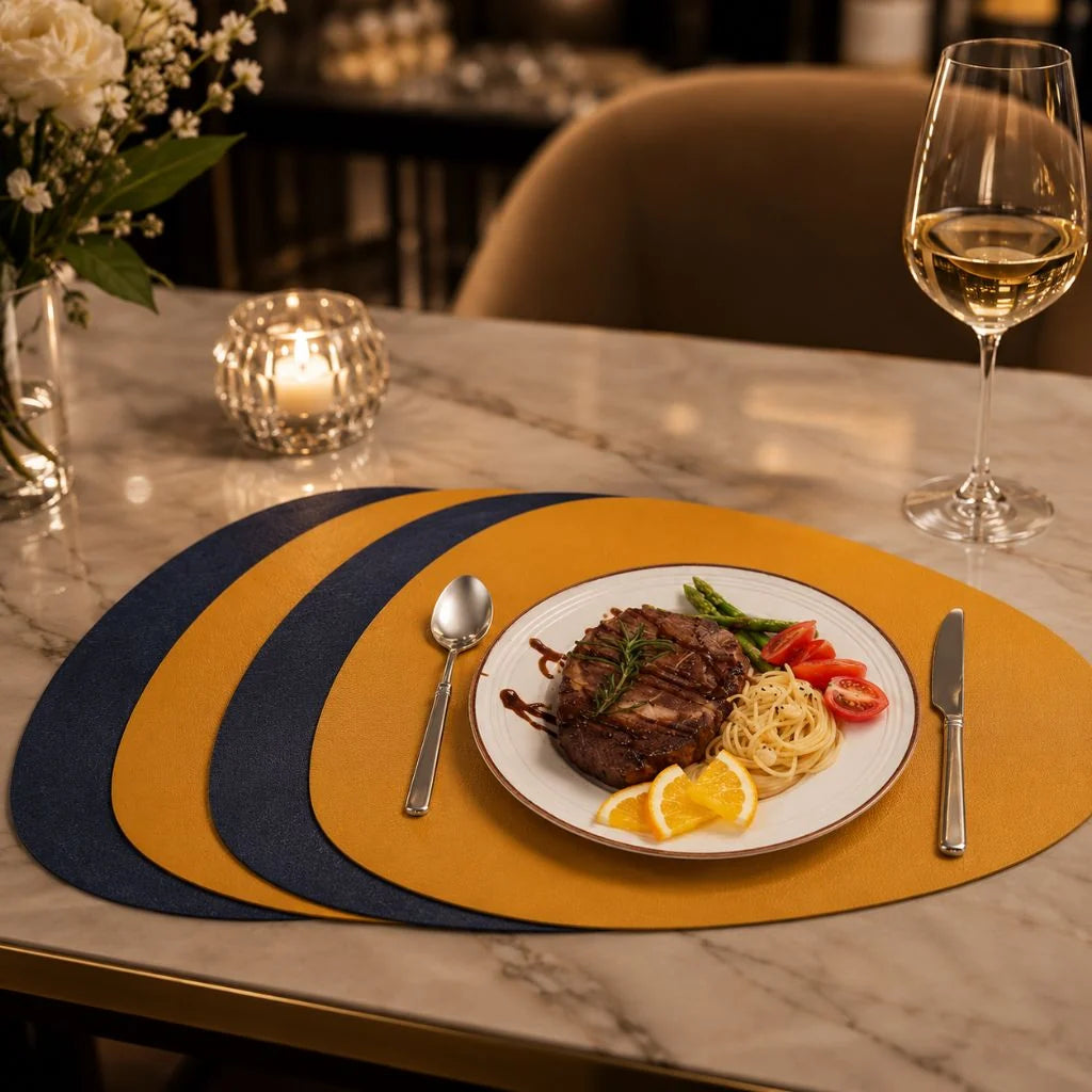 Placemats Set with Dual-Sided Design and Easy Care 2