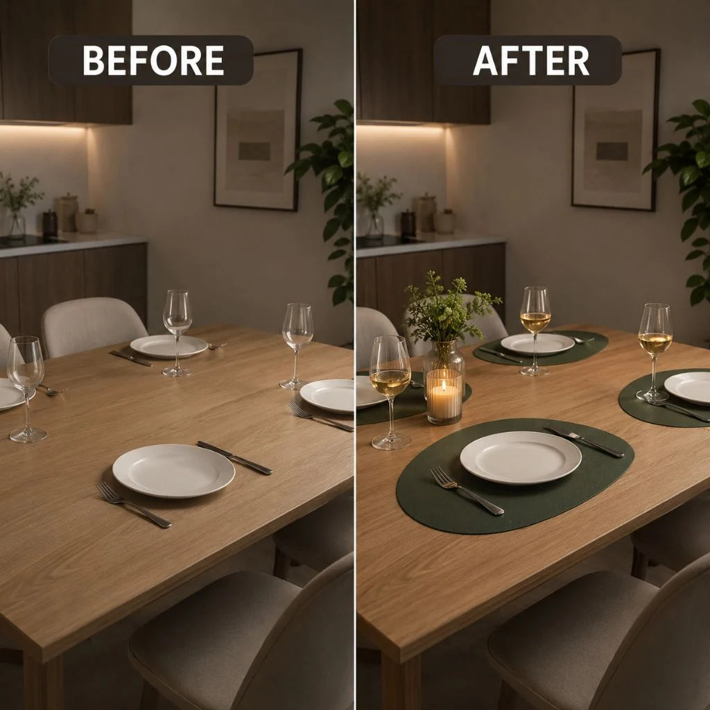 Placemats Set with Dual-Sided Design and Easy Care 4