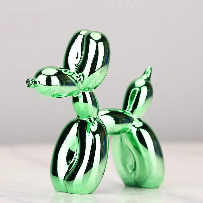 Resin Balloon Dog Figurine – Glossy Finish, Modern Design 1