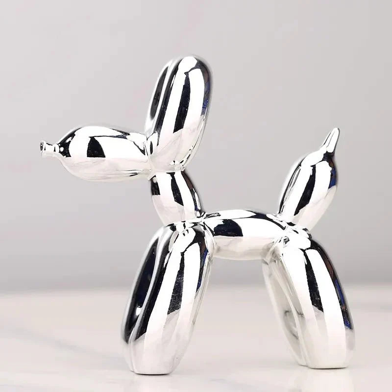 Resin Balloon Dog Figurine – Glossy Finish, Modern Design 5