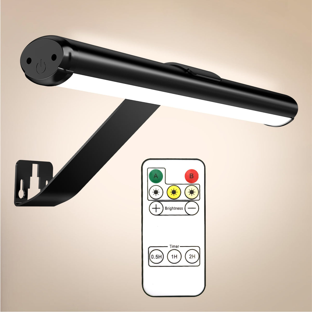 Wireless LED Picture Light | Adjustable Brightness & Remote Control | Elegant Artwork Lighting for Perfect Ambience 0