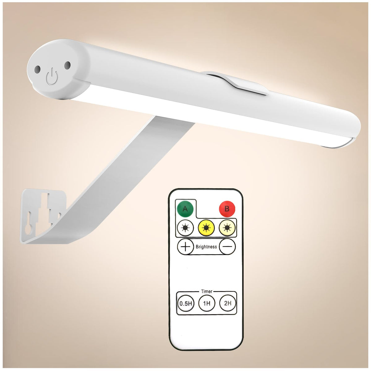Wireless LED Picture Light | Adjustable Brightness & Remote Control | Elegant Artwork Lighting for Perfect Ambience 1