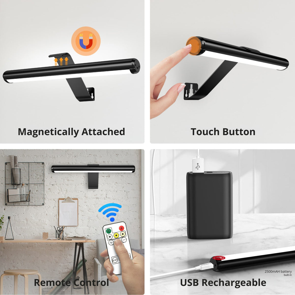 Wireless LED Picture Light | Adjustable Brightness & Remote Control | Elegant Artwork Lighting for Perfect Ambience 4