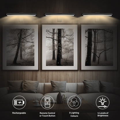 Wireless LED Picture Light | Adjustable Brightness & Remote Control | Elegant Artwork Lighting for Perfect Ambience 8